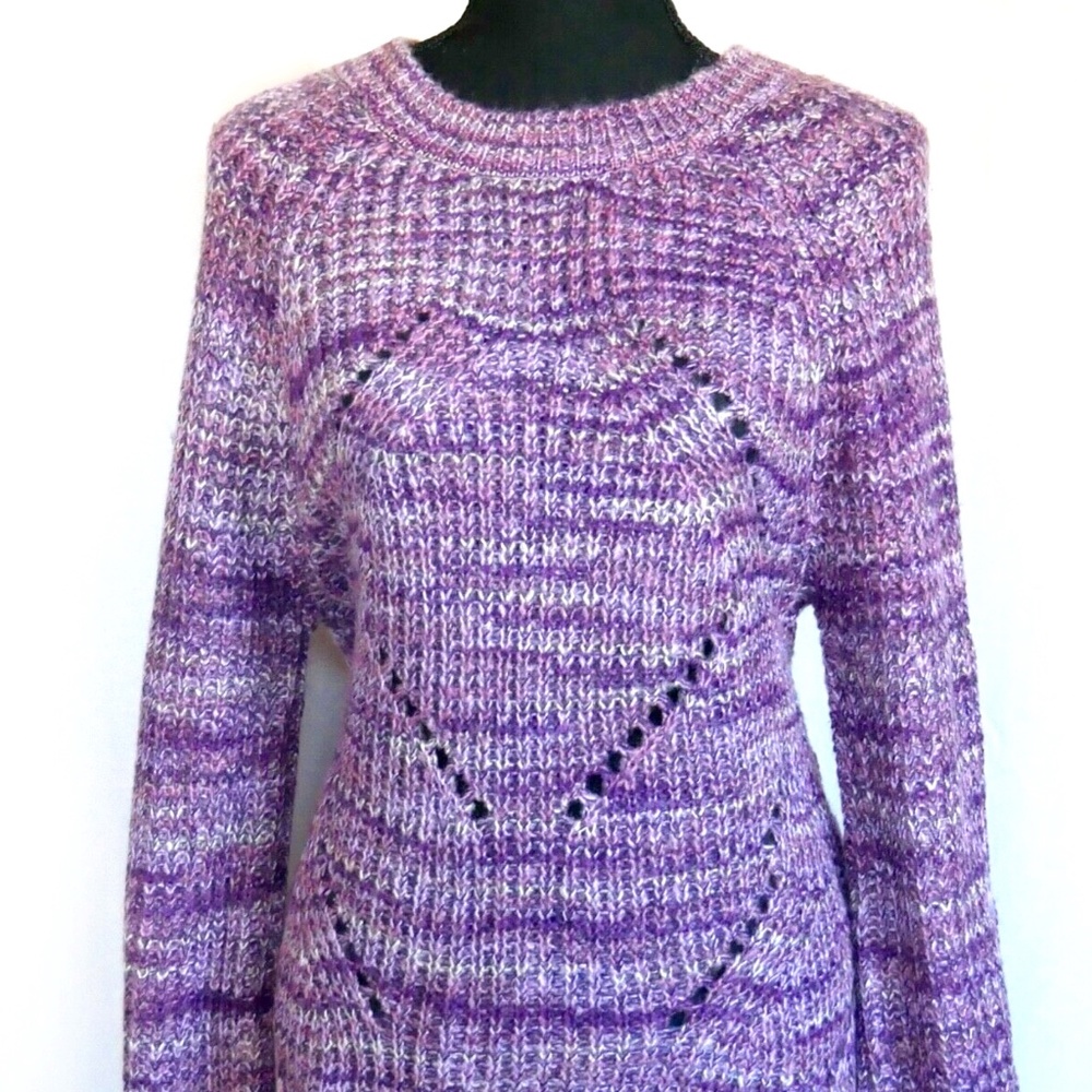 Drek Heart Knit Sweater Size M